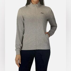 Fila Women's Long Sleeve Full Zip Grey Heather Jacket